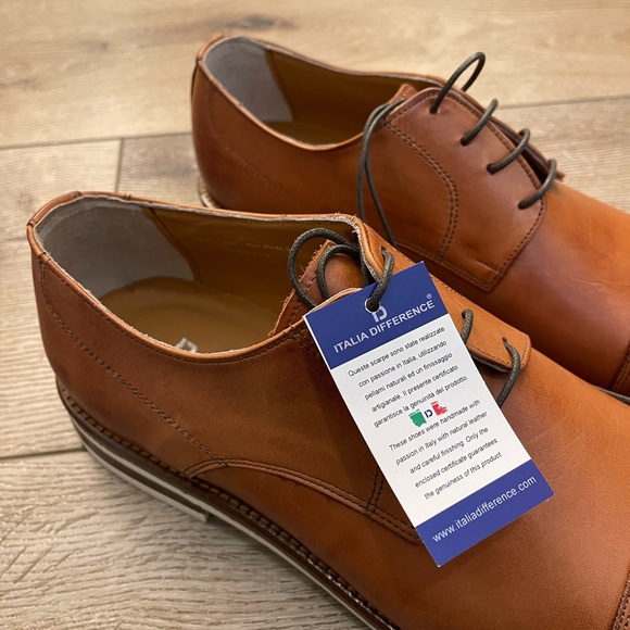 NEW Italia Difference Leather Oxford Shoes - Picture 3 of 13